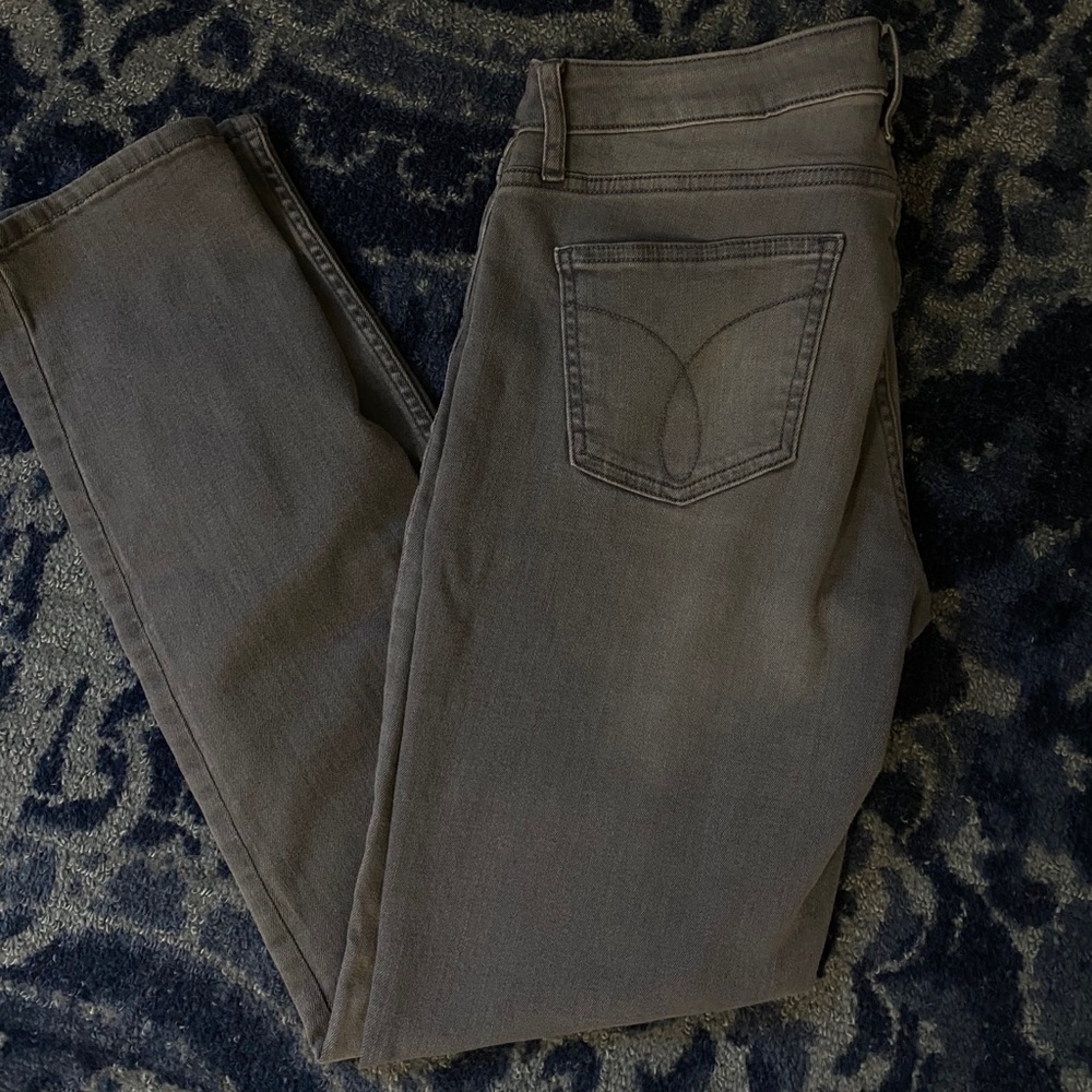 Calvin Klein light gray ultimate skinny jeans